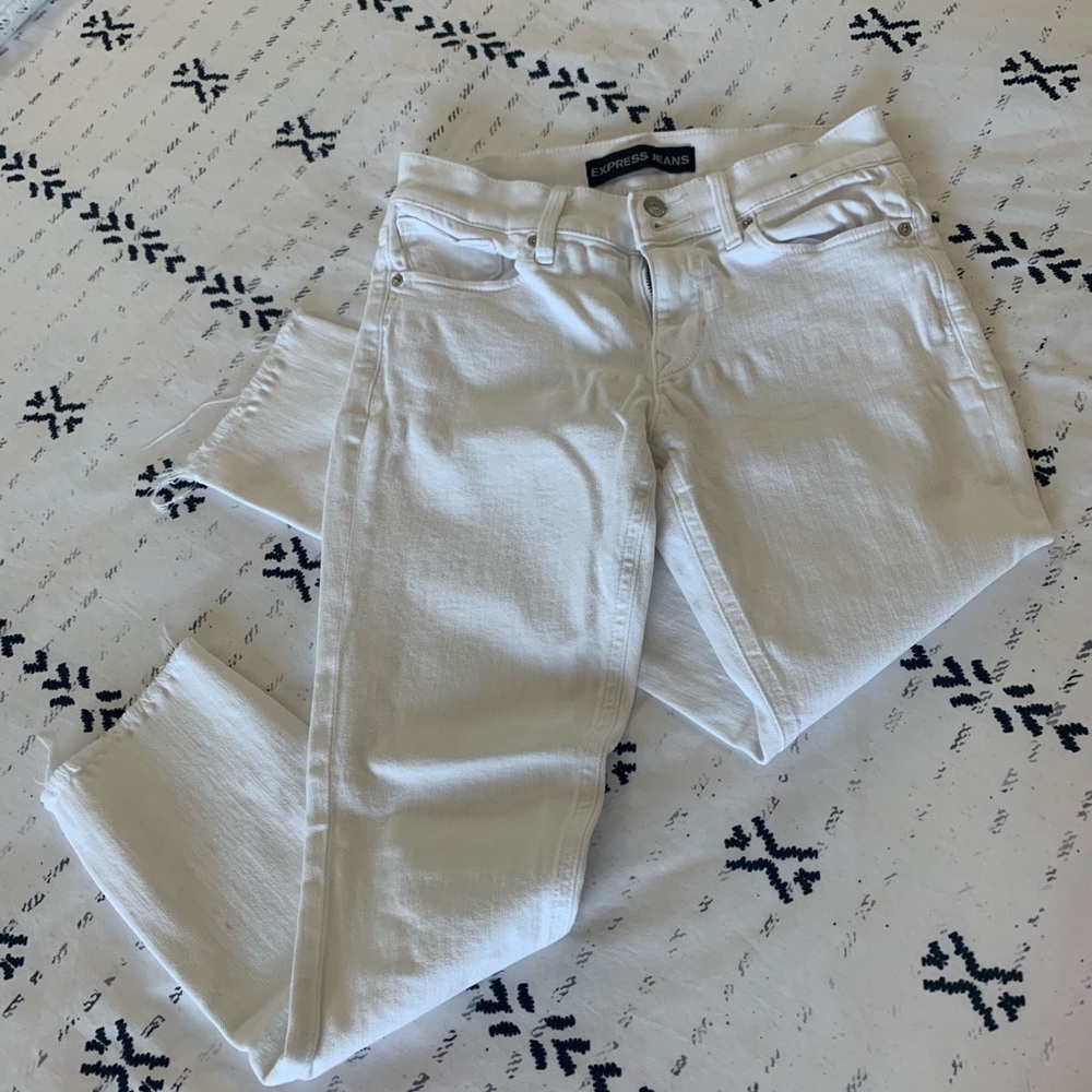 Express-White, Cropped Jean, size 4R 👖